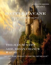 Battle Pavane Concert Band sheet music cover